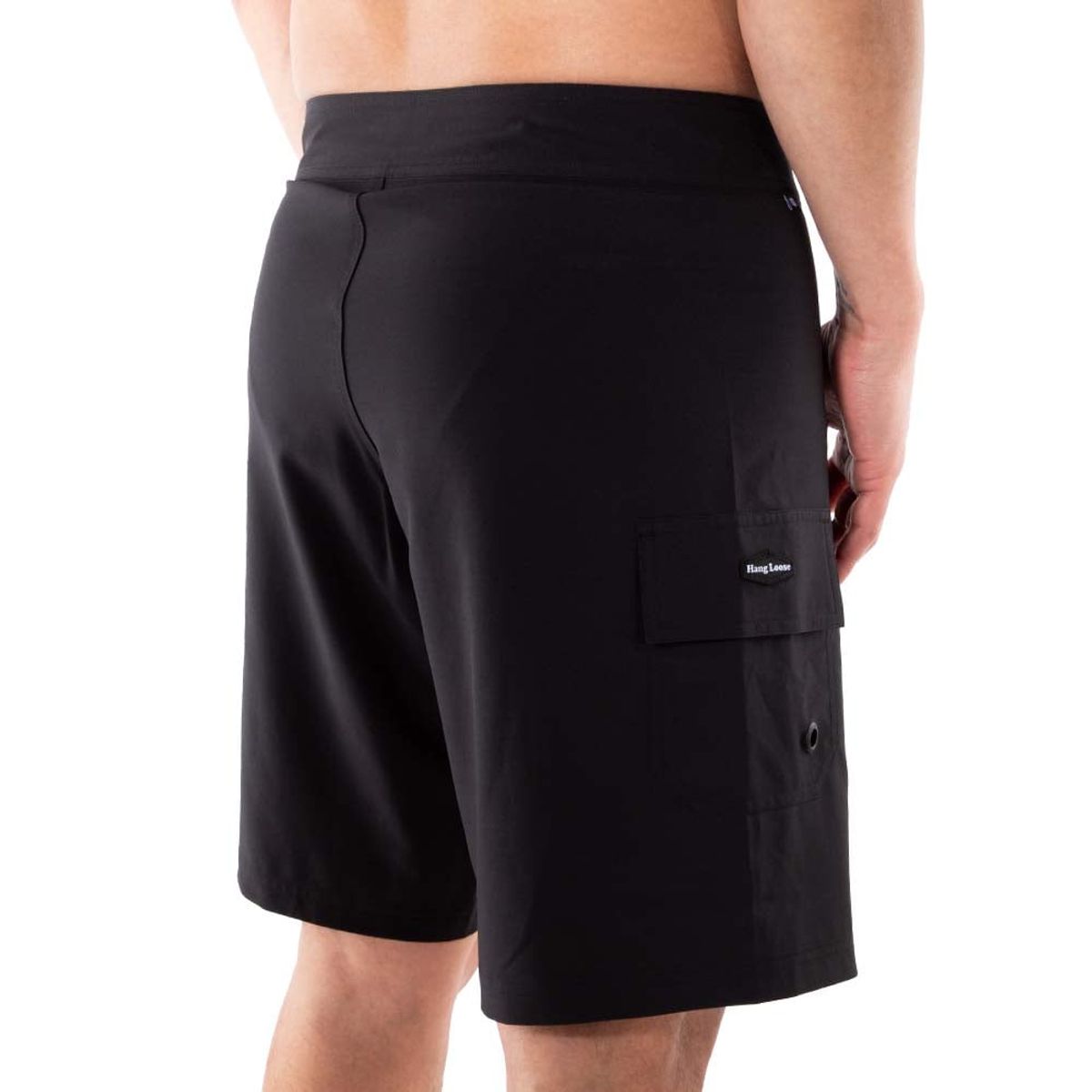 HANG LOOSE - Traje De Baño Hombre Clean Negro Hang Loose