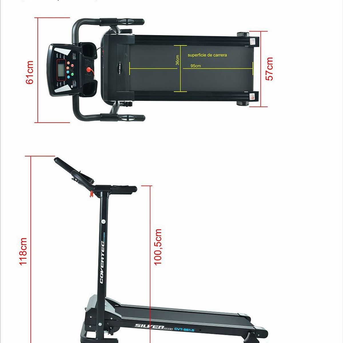 COVERTEC - TROTADORA SILVER 1.5 HP