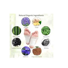 GENERICO - Kinoki Detox Desintoxicación Pies Cansados Dolor 10 Parches