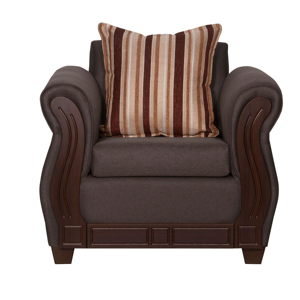 RUZAM MOBEL - SILLÓN 1 CUERPO ATENAS CAFÉ