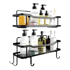 GENERICO - Organizador De Ducha Repisa Baño Adhesivo Set 2 Inoxidable