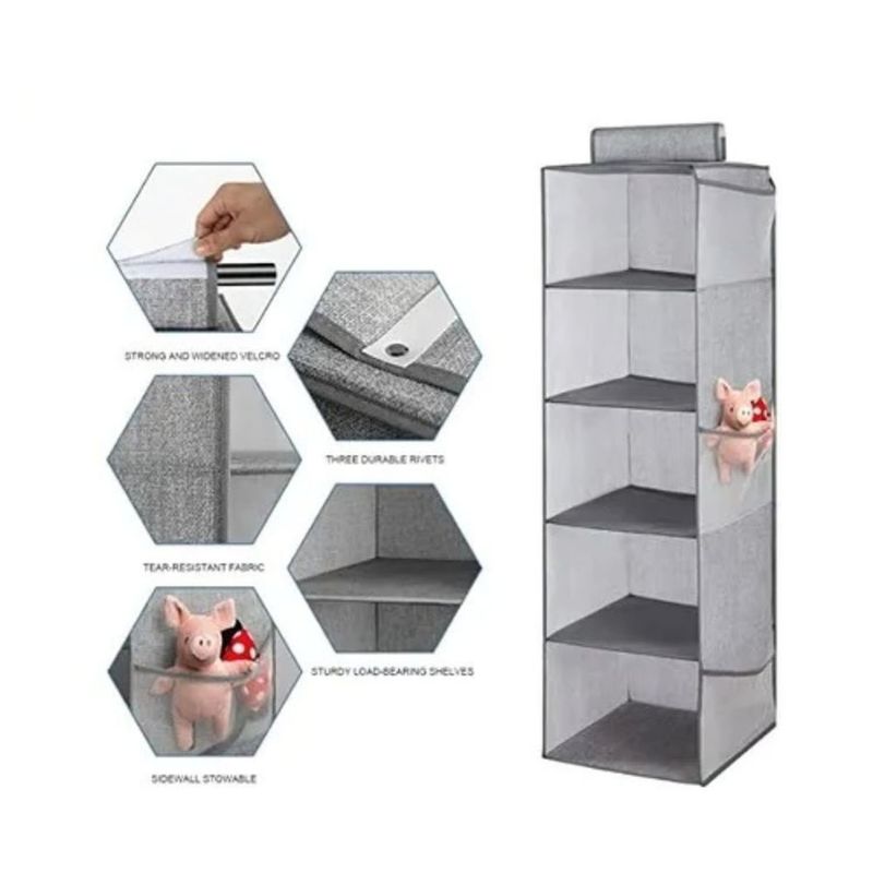 GENERICO - Bolsa Organizador Ropa Closet Colgante Plegable Antiacaros