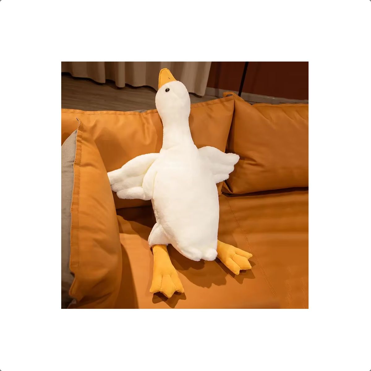 GENERICO - Almohada Peluche para dormir de Ganso Peluche