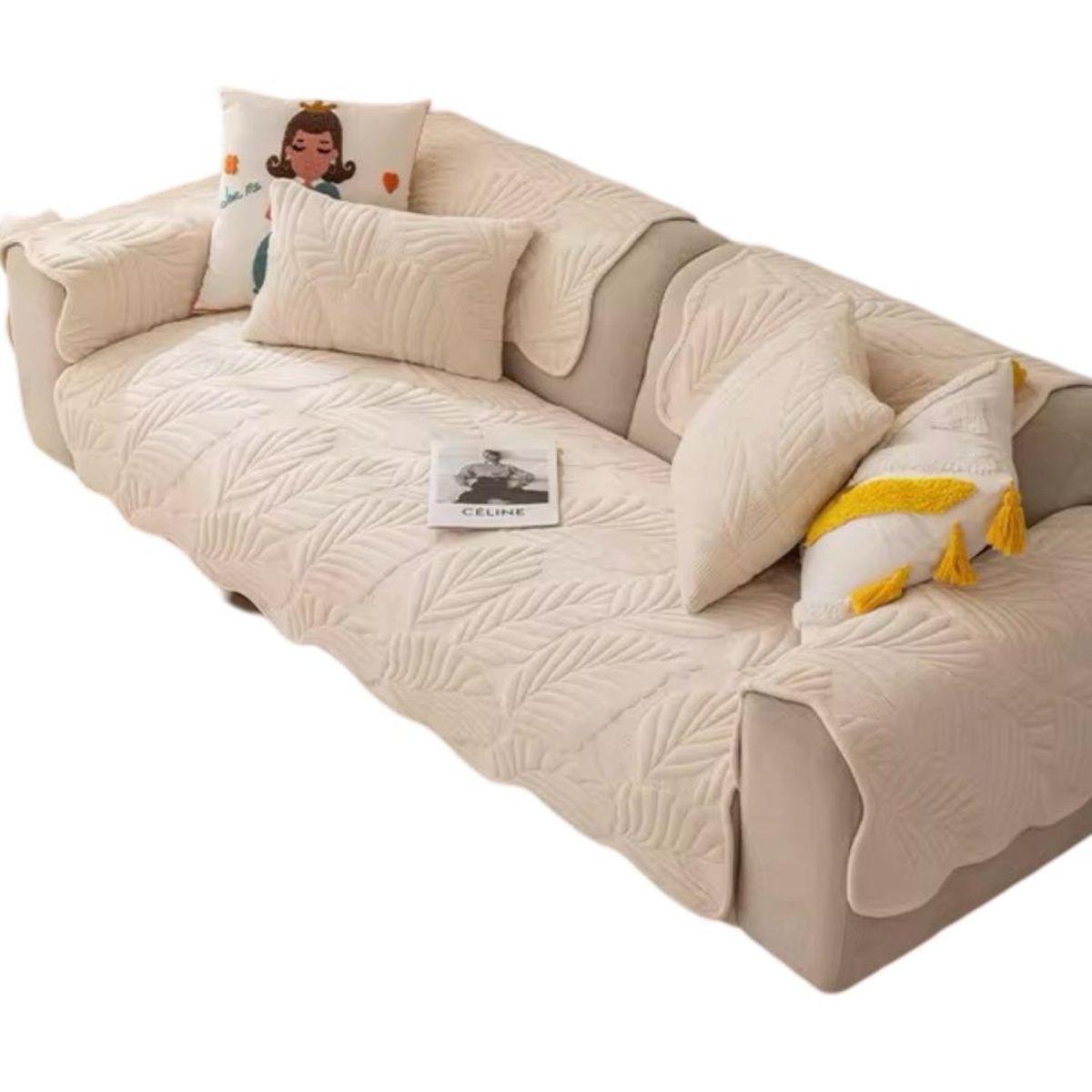 GENERICO - Fundas Mat Sofá 5 Piezas - Fácil Colocación A03