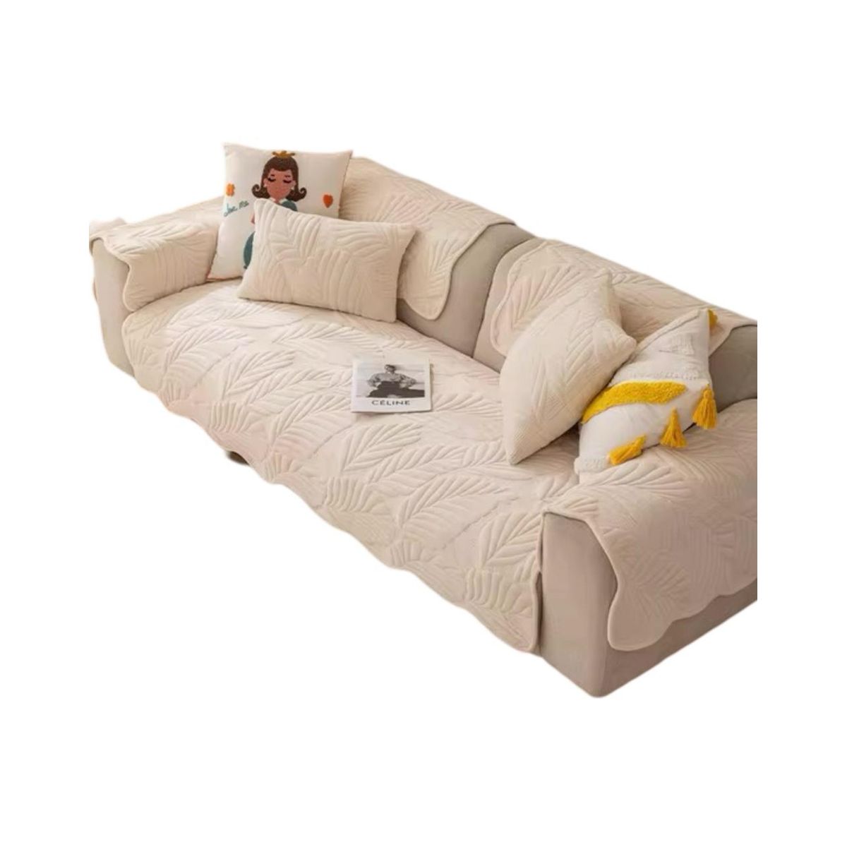 GENERICO - Fundas Mat Sofá 5 Piezas - Fácil Colocación A03