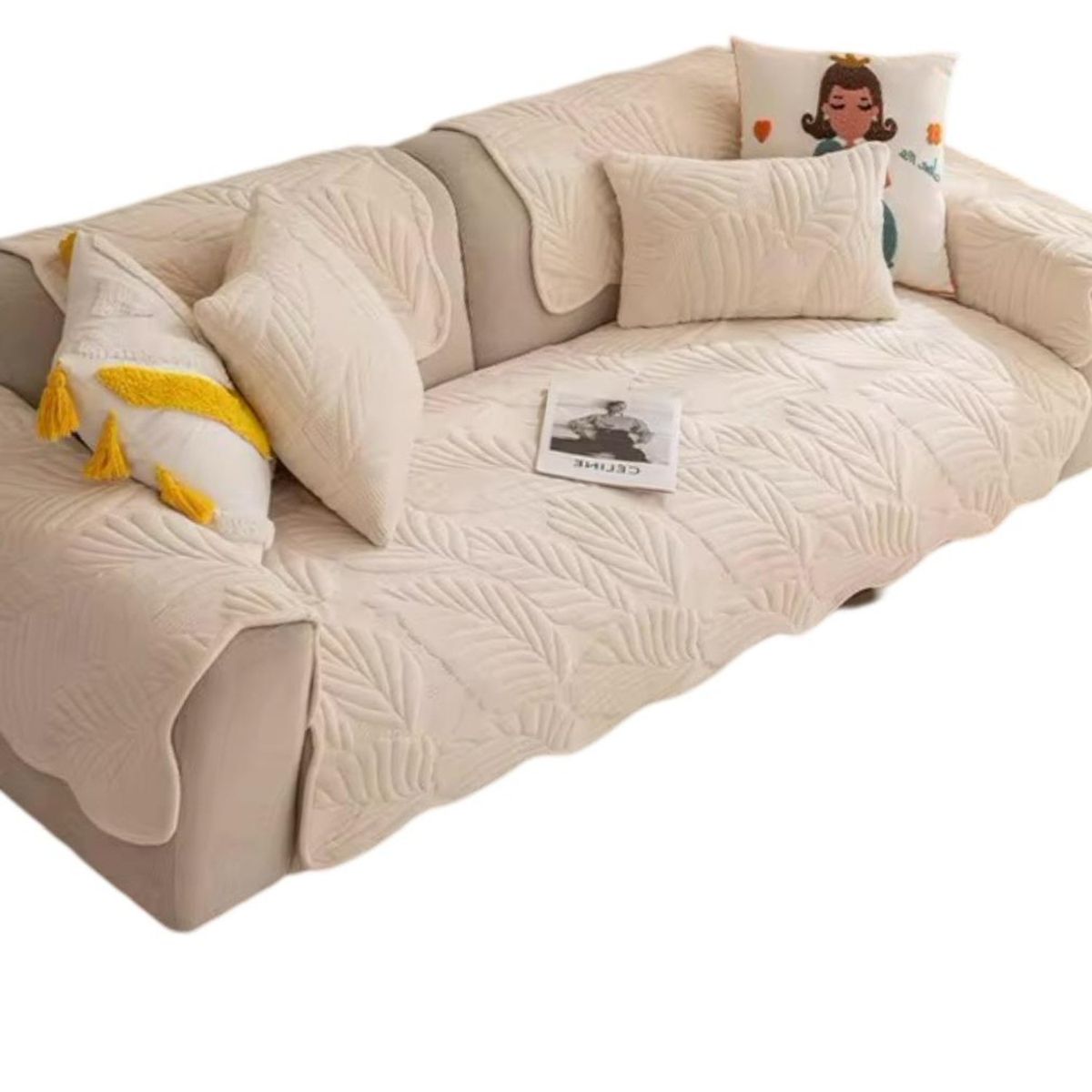 GENERICO - Fundas Mat Sofá 5 Piezas - Fácil Colocación A03