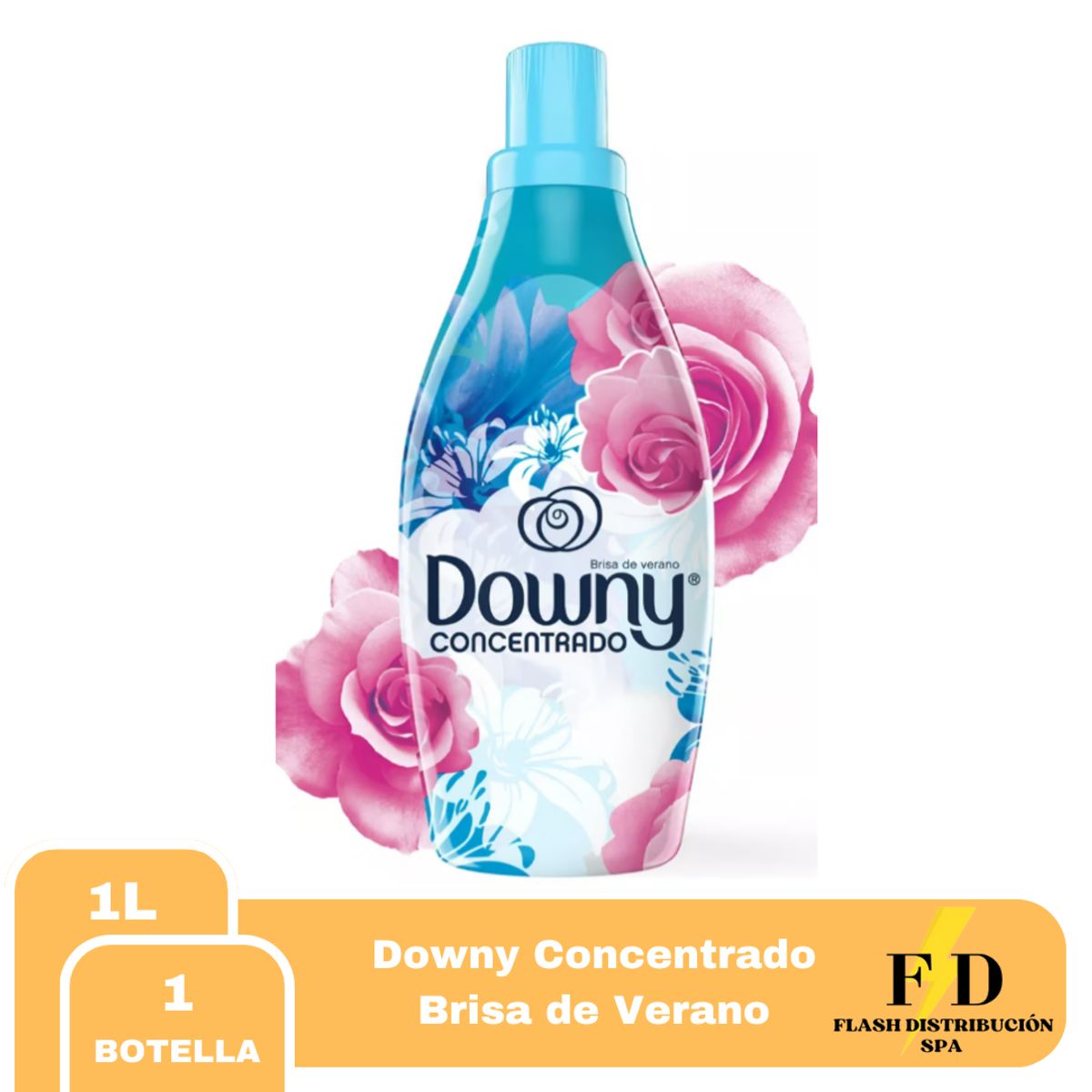 DOWNY - Suavizante Para Ropa 1 Litro- Aroma Brisa De Verano