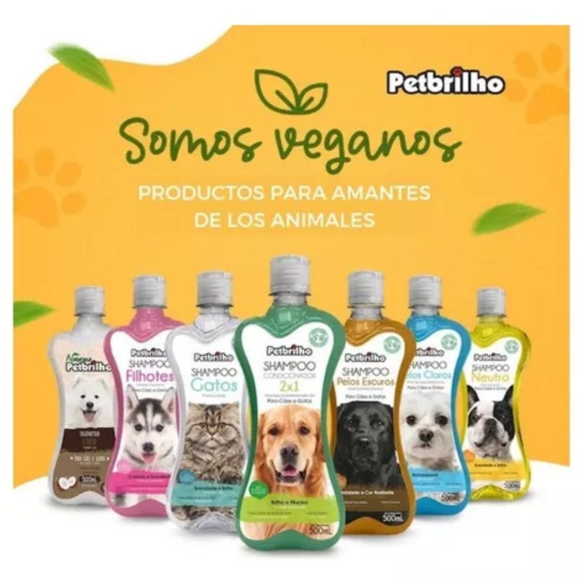 GENERICO - Shampoo Neutro Vegano 500ml Perros y Gatos