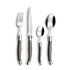 LOU LAGUIOLE - JUEGO CUCHILLERIA POIVRE TRADITION LAGUIOLE, 6 PERSONAS, 24 PZ