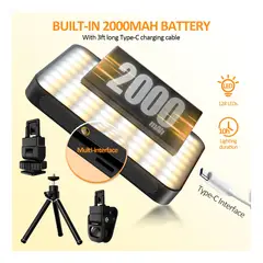 GENERICO - Luz Led Video Selfie Para Ordenadores Celulares Computadores
