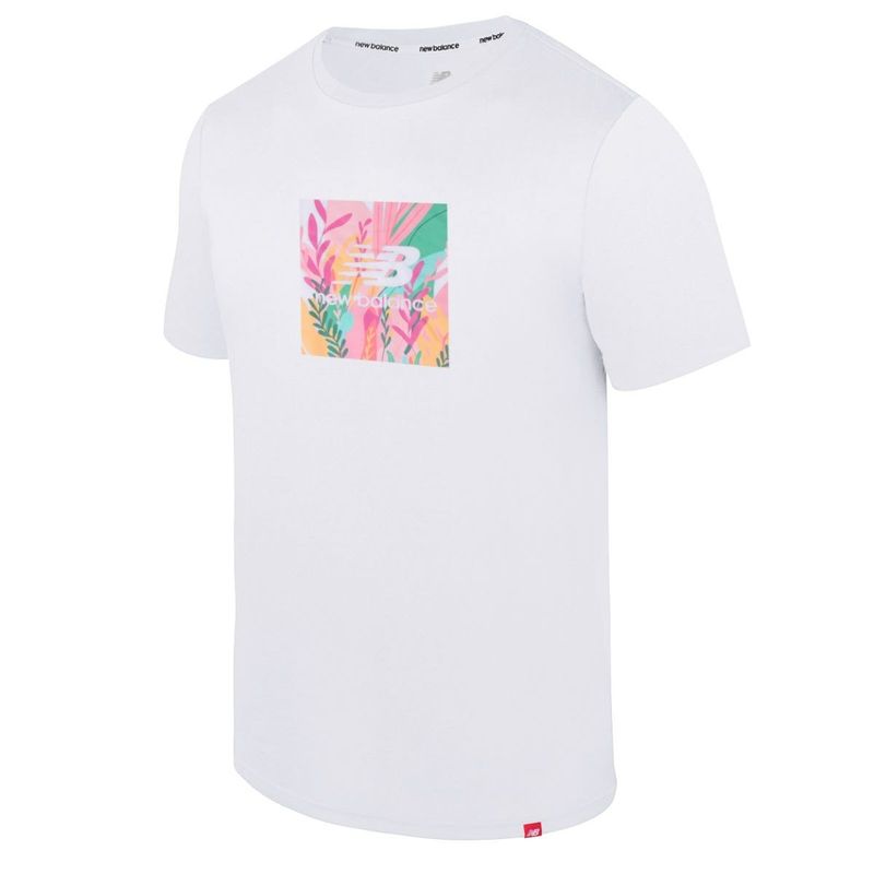 NEW BALANCE - Polera Lifestyle Hombre New Balance Blanco MTL2217WH