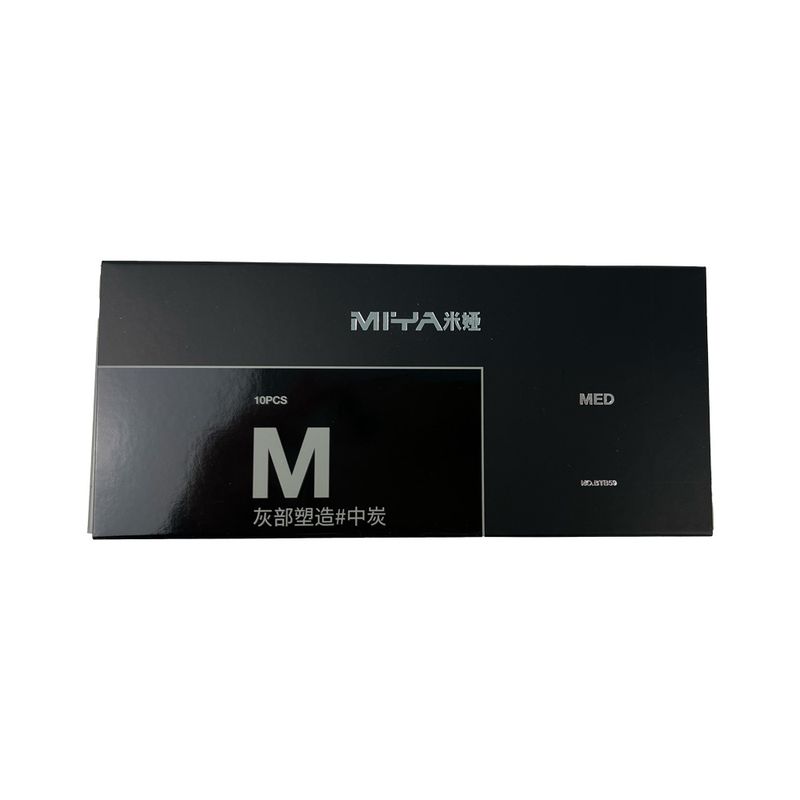 HIMI - LÁPIZ DE CARBÓN MIYA M SERIES 10UNDS, MEDIO DURO