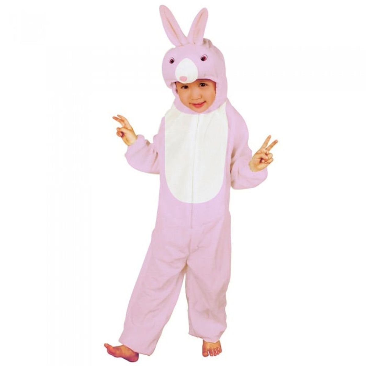 TODODISFRACESCHILE - Disfraz Conejo coneja Rosa Talla 9 a 11 años