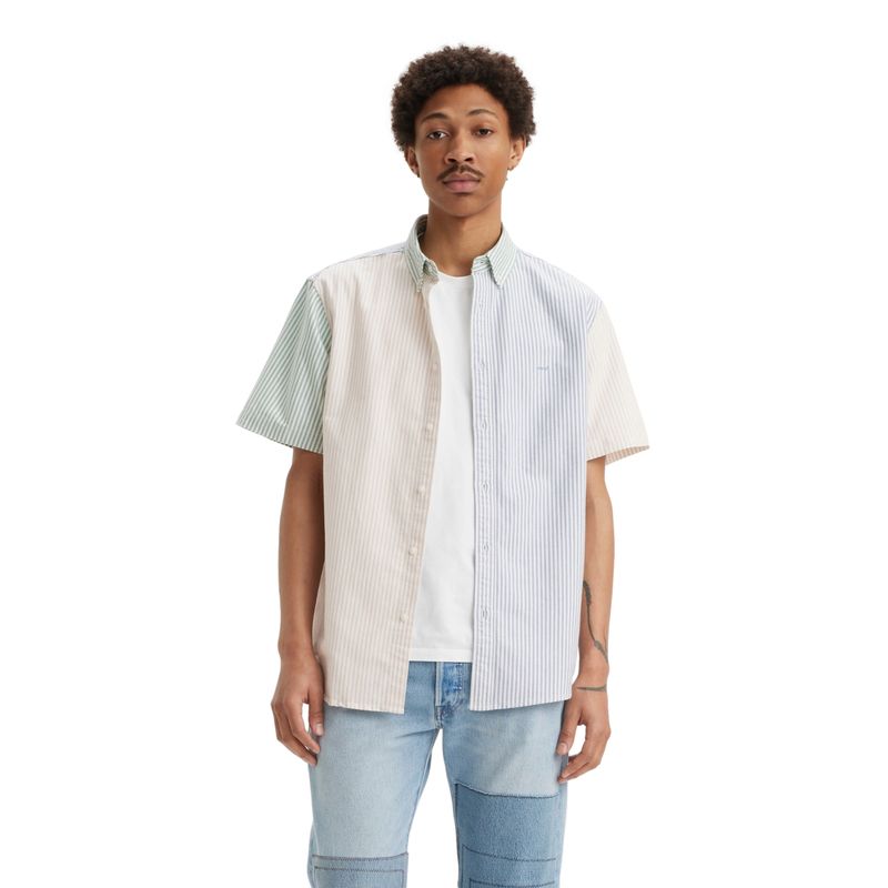 LEVIS - Camisa Hombre Ss Button Down Multicolor Levis