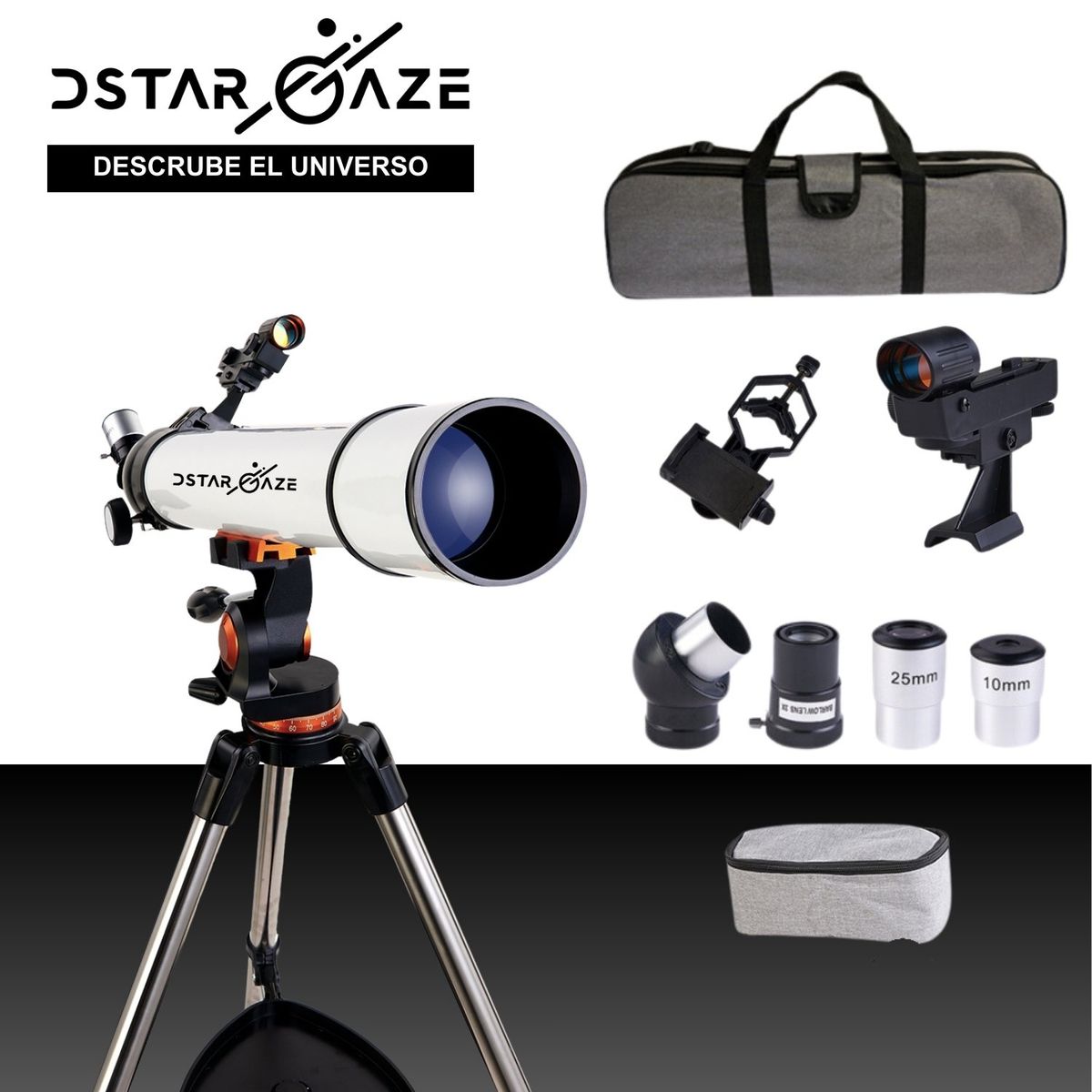 NOVYSTOR - Telescopio Astronómico Profesional Monocular 70070m