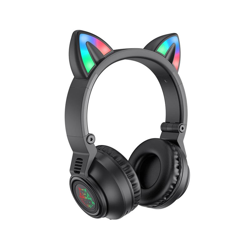OEM - Audífono Kitty Bluettoth Borofone Bo18 Black
