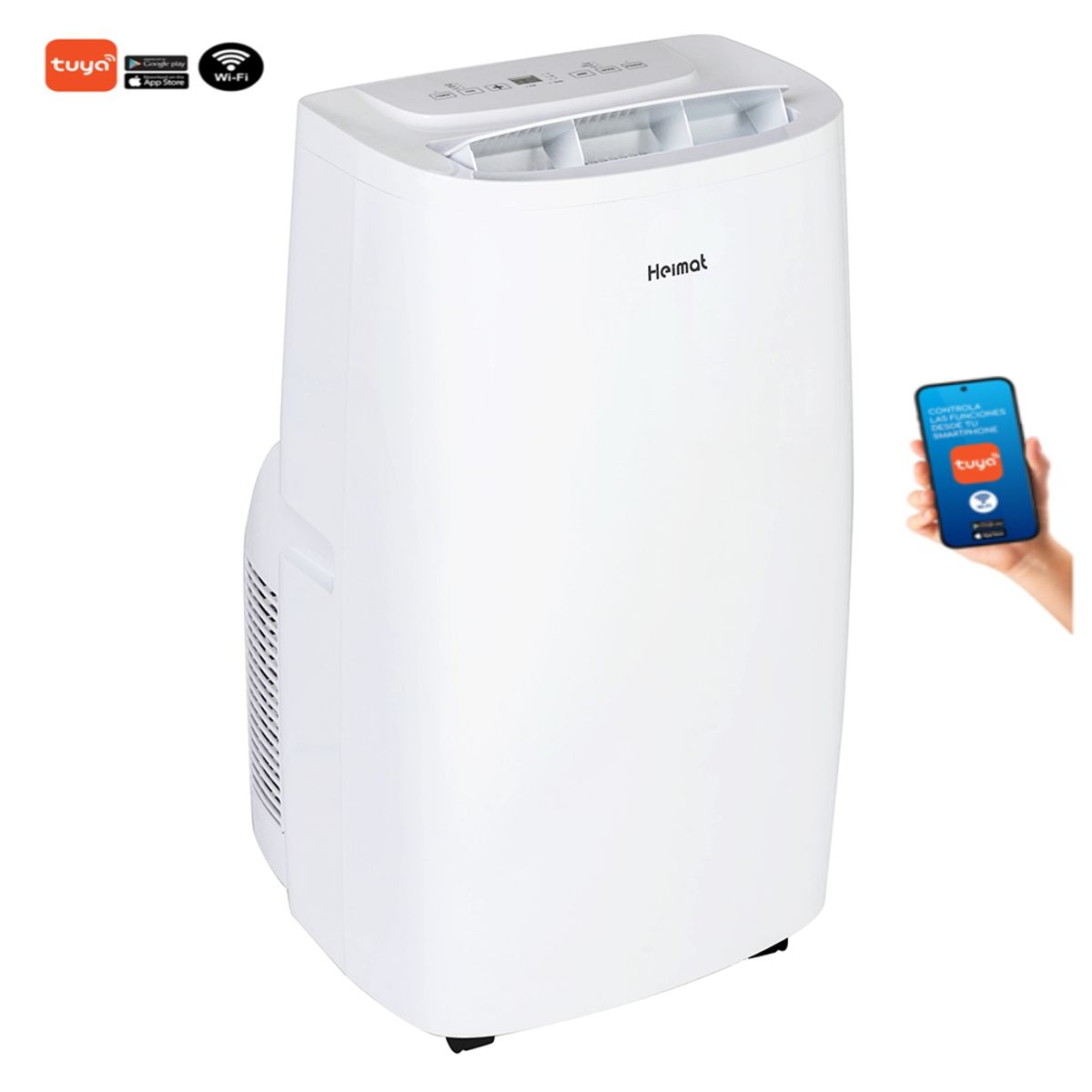 HEIMAT - Aire Acondicionado Portátil 16000 BTU 4 en 1 Wifi HAC-PRO