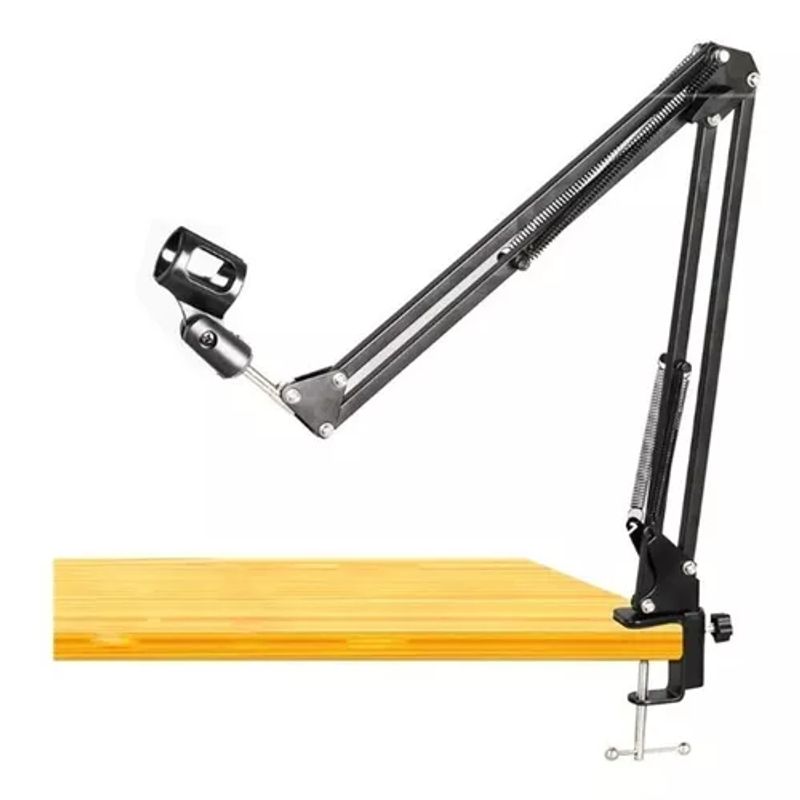 GENERICO - Soporte Brazo Atril Metalico Micrófono Ajustable Colores Rr