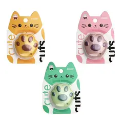 GENERICO - Pack 3 Mini Cartonero de colores Diseño Patitas