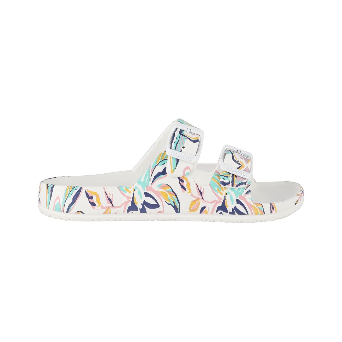BAMERS - Sandalias Mujer Kend Vegan Bamers Blanco Print