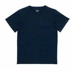 BUBBLE GUMMERS - Polera Manga Corta Niño Bubblegummers Castaño Azúl