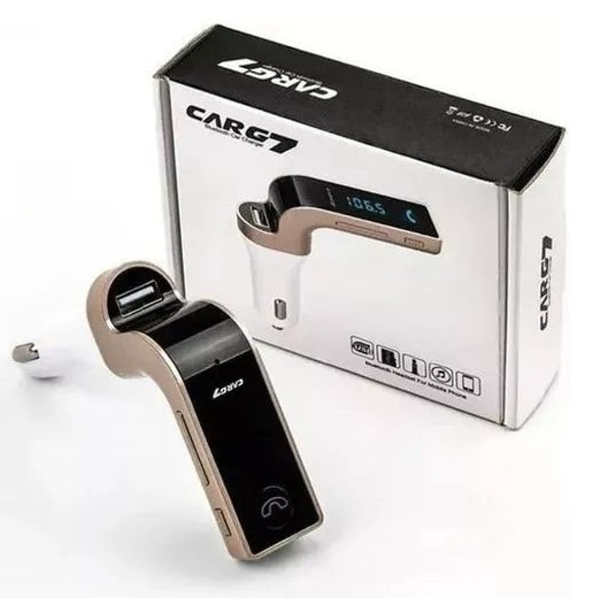 GENERICO - Transmisor FM Bluetooth radio auto