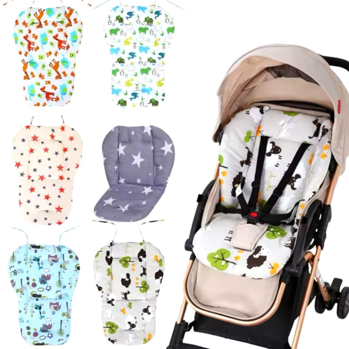GENERICO - Cojines Diseño Para Coches Auto Sillita De Comer Acolchado