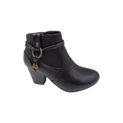PAND G - Botín Negro Taco Mujer