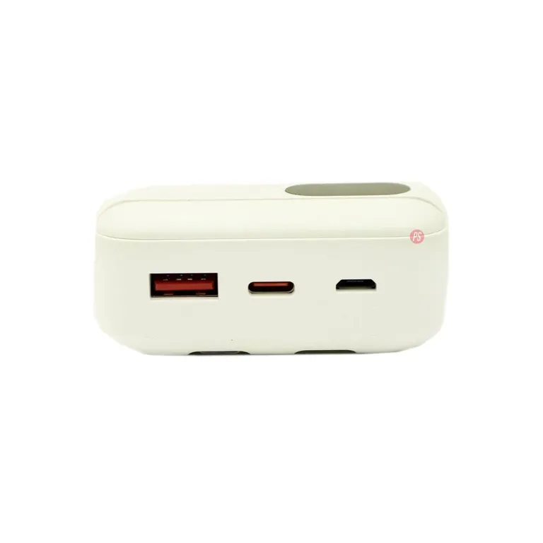 Power Bank 20000mAh 225W LED Display + Cables Blanco - SC