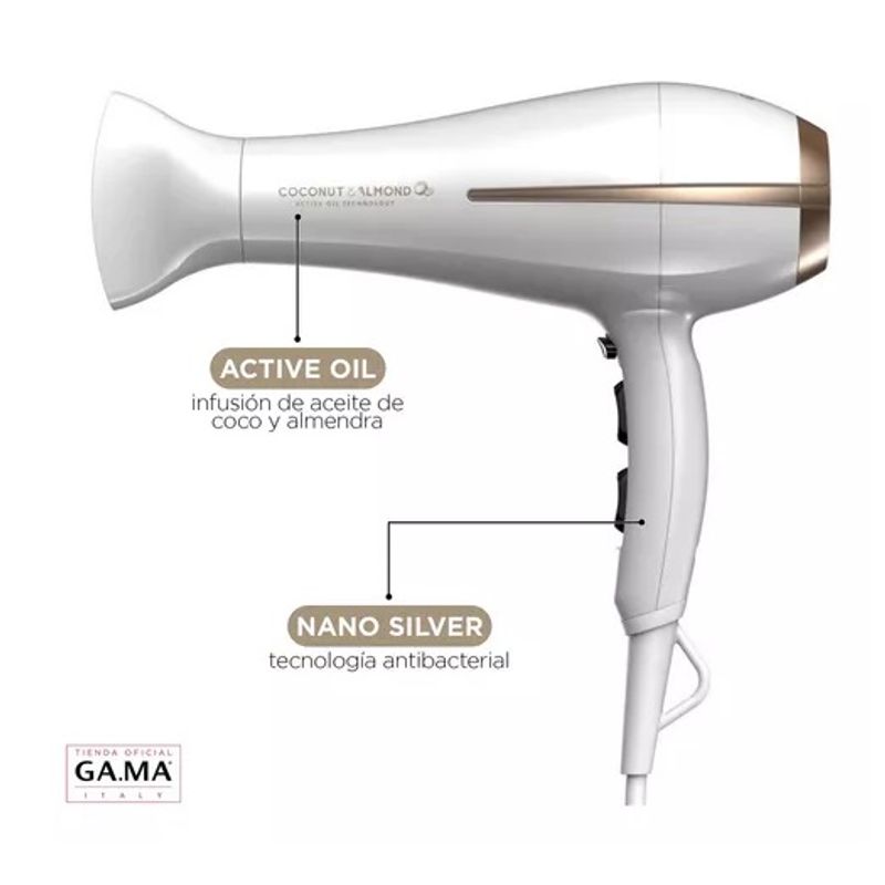 GAMA - Secador Y Plancha Gama Italy 4d Coconut Almond Therapy