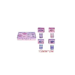 GENERICO - Cinta Adhesiva Magic Kawaii 2M 12pcs