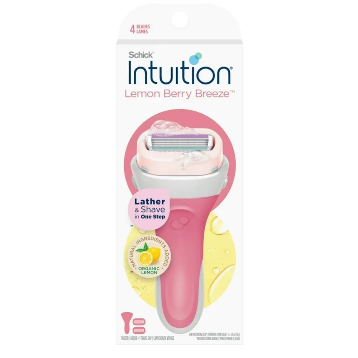 SCHICK - Schick Intuition Maquinillas De Afeitar Lemon Berry 1und