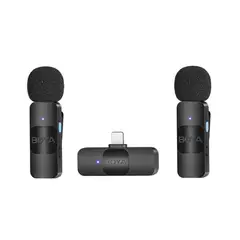 BOYA - BY-V2 MICROFONO INALAMBRICO DOBLE ULTRA COMPACTO Y PORT