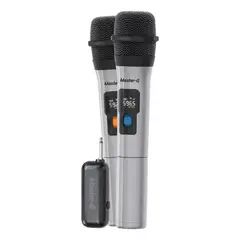 GEN - PAR DE MICROFONOS INALAMBRICOS CON RECEPTOR UHF