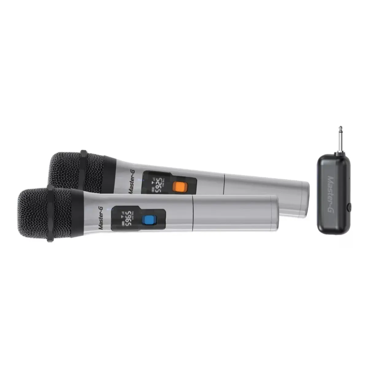 GEN - PAR DE MICROFONOS INALAMBRICOS CON RECEPTOR UHF