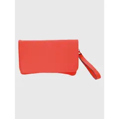 HUSH PUPPIES - Cartera Italiana Cuero Bianca Cross Naranjo