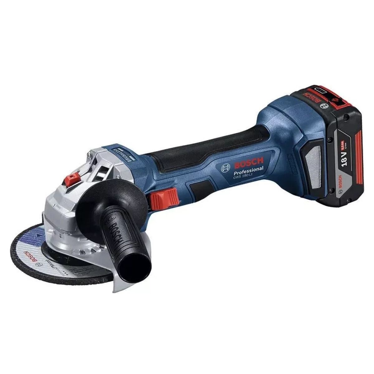 BOSCH - ESMERIL INALAMBRICO GWS 18V LI-ION+BATERIA+CARG