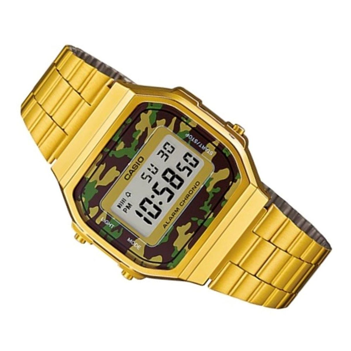 CASIO - Reloj A-168wegc-3 Vintage Digital Metal CASIO