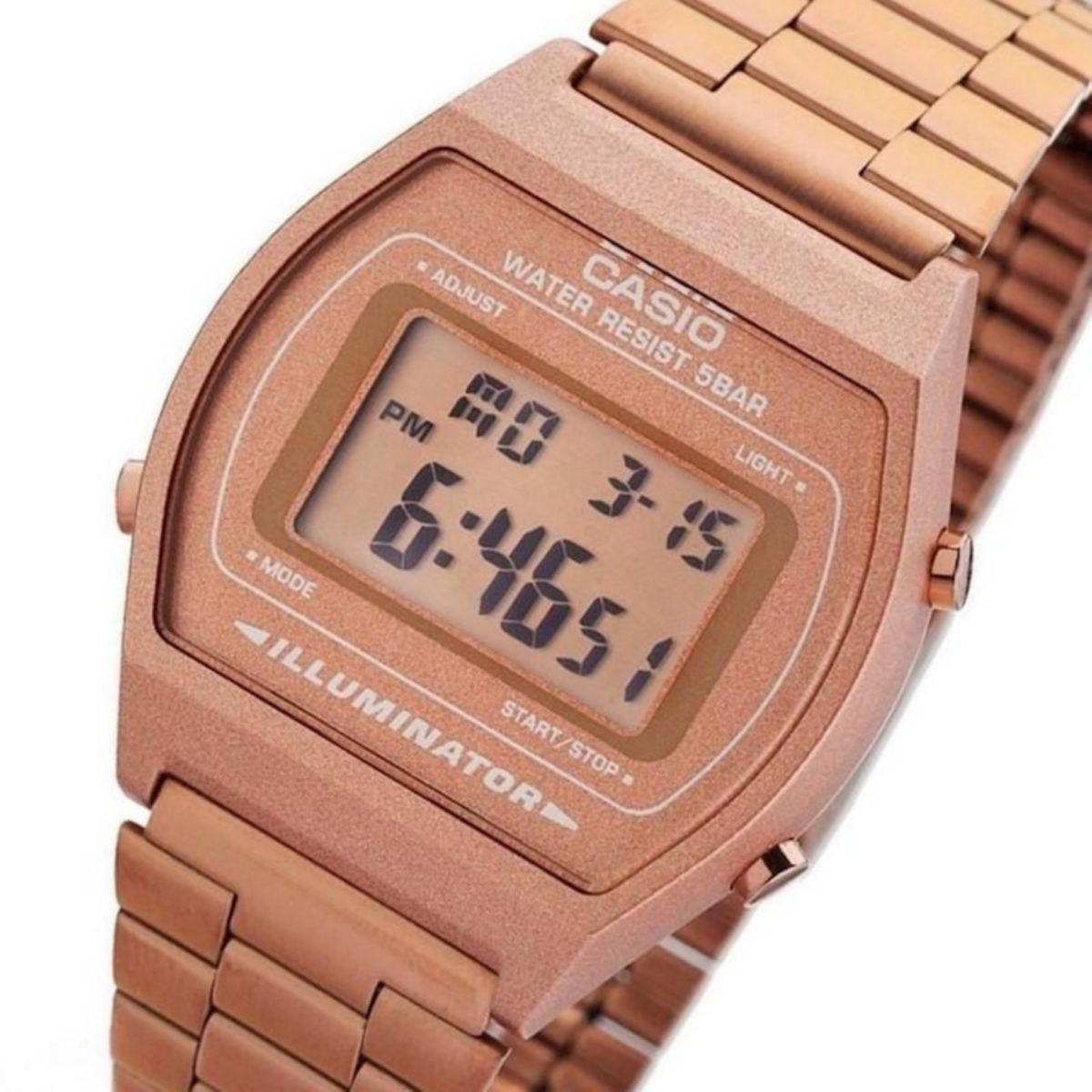 CASIO - Reloj B-640wc-5a Vintage Digital Metal CASIO
