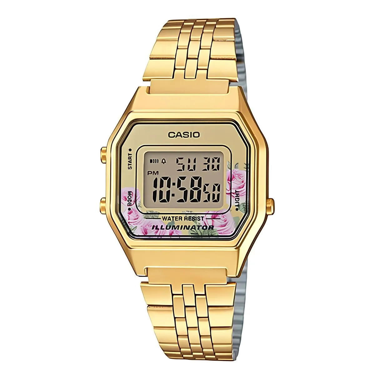 CASIO - Reloj La-680wga-4c Vintage Digital Metal CASIO