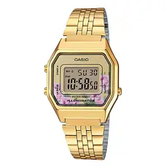CASIO - Reloj La-680wga-4c Vintage Digital Metal