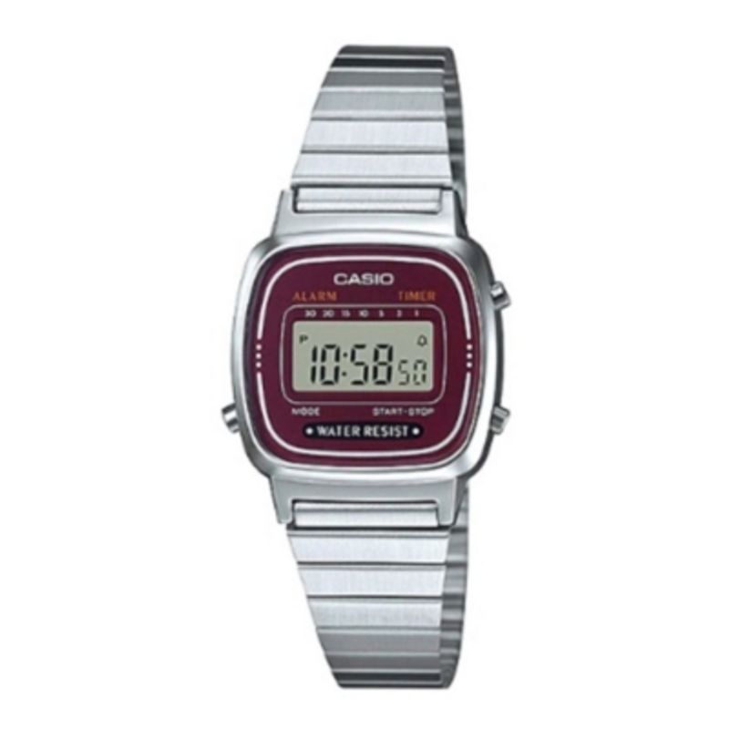 CASIO - Reloj La-670wa-4 Vintage Digital Metal CASIO