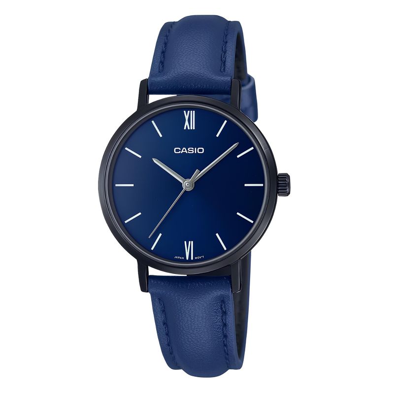 CASIO - Reloj Ltp-Vt02bl-2a Mujer Analogo Cuero CASIO