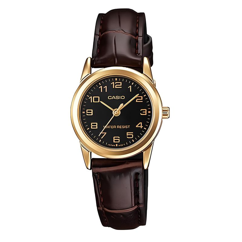 CASIO - Reloj Ltp-V001gl-1b Mujer Analogo Cuero CASIO
