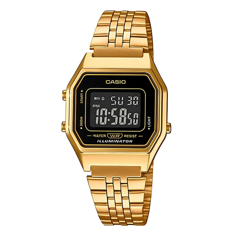 CASIO - Reloj La-680wga-1b Vintage Digital Metal CASIO