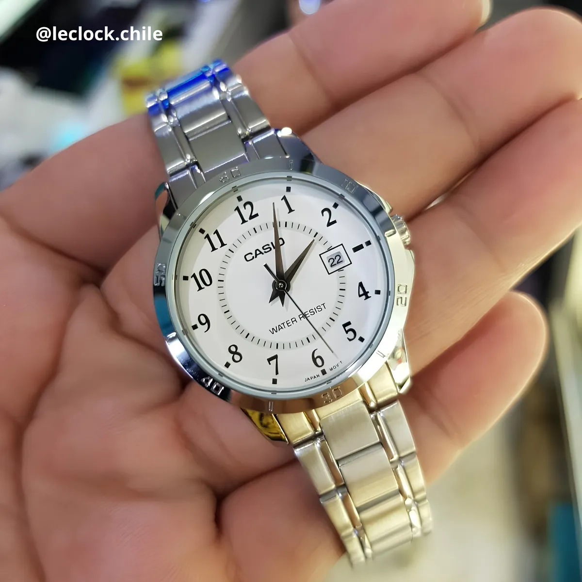 CASIO - Reloj Ltp-V004d-7b Mujer Analogo Metal CASIO