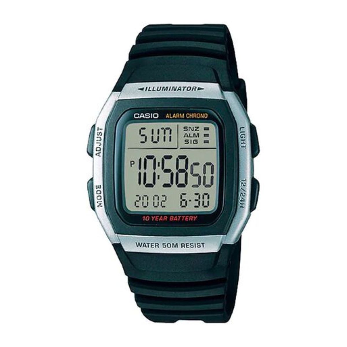 CASIO - Reloj W-96h-1av Hombre Digital Resina CASIO