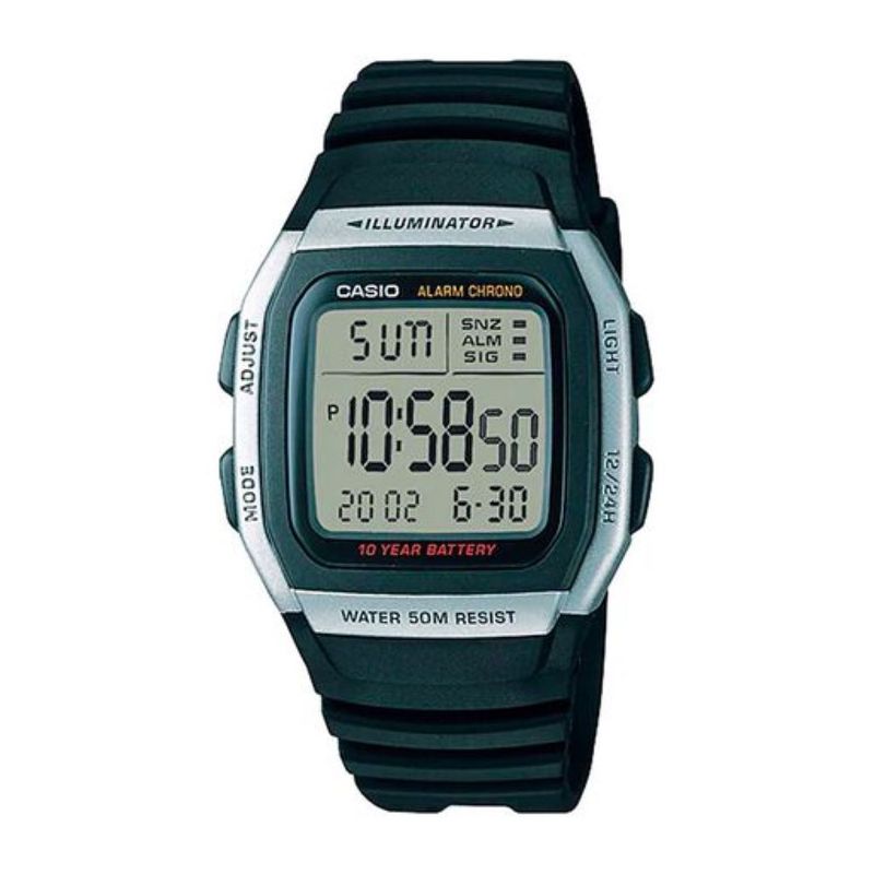 CASIO - Reloj W-96h-1av Hombre Digital Resina CASIO