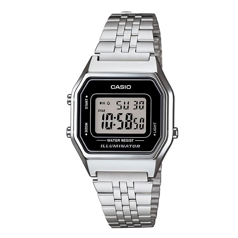 CASIO - Reloj La-680wa-1 Vintage Digital Metal CASIO