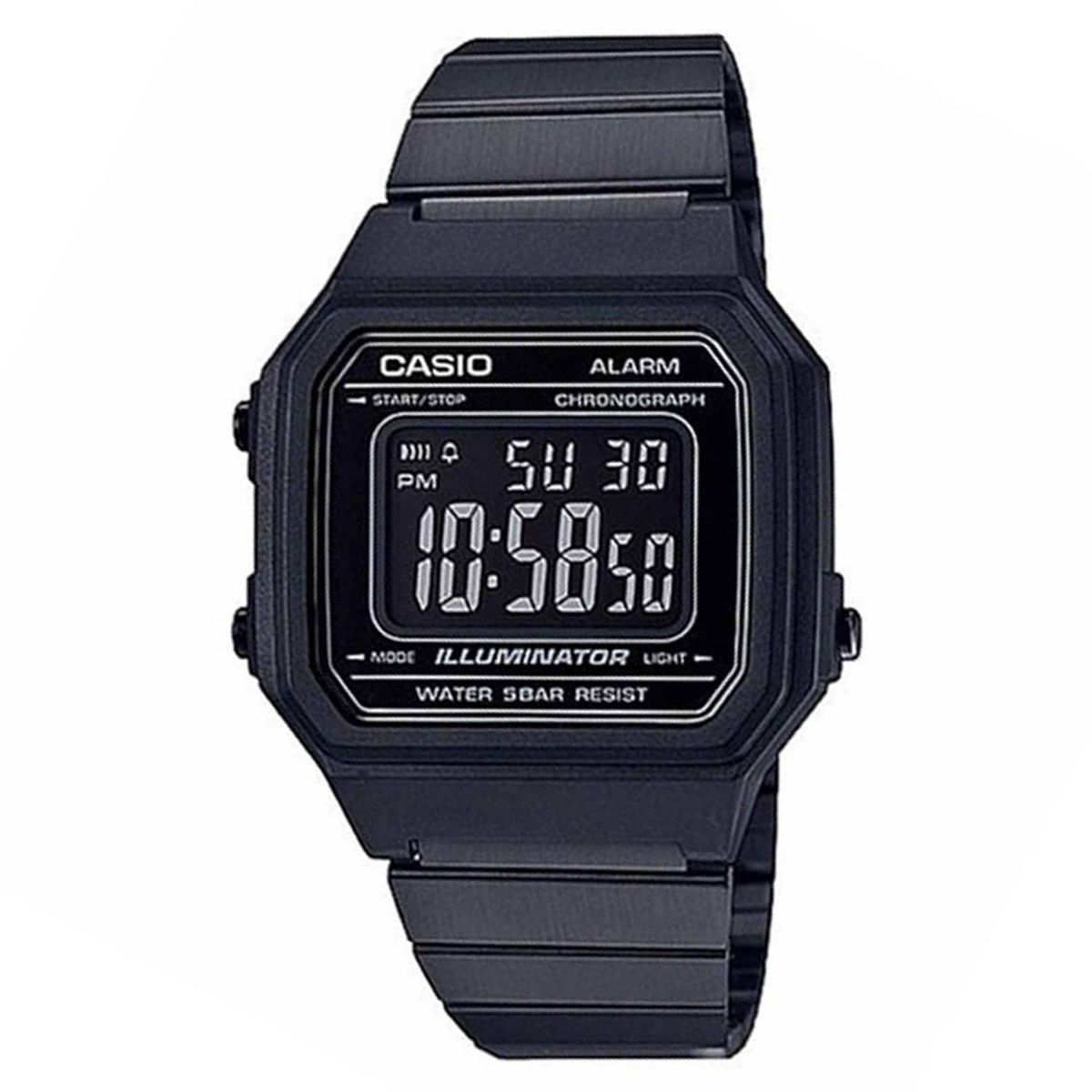 CASIO - Reloj B-650wb-1b Vintage Digital Metal CASIO